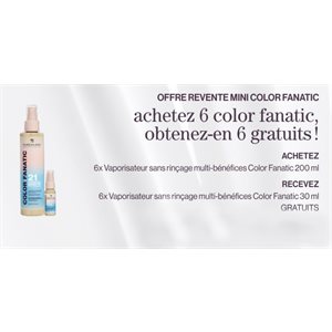 ACHETEZ 6 COLOR FANAIC 400ML ET OBTNEZ 6 COLOR FANATIC 30ML